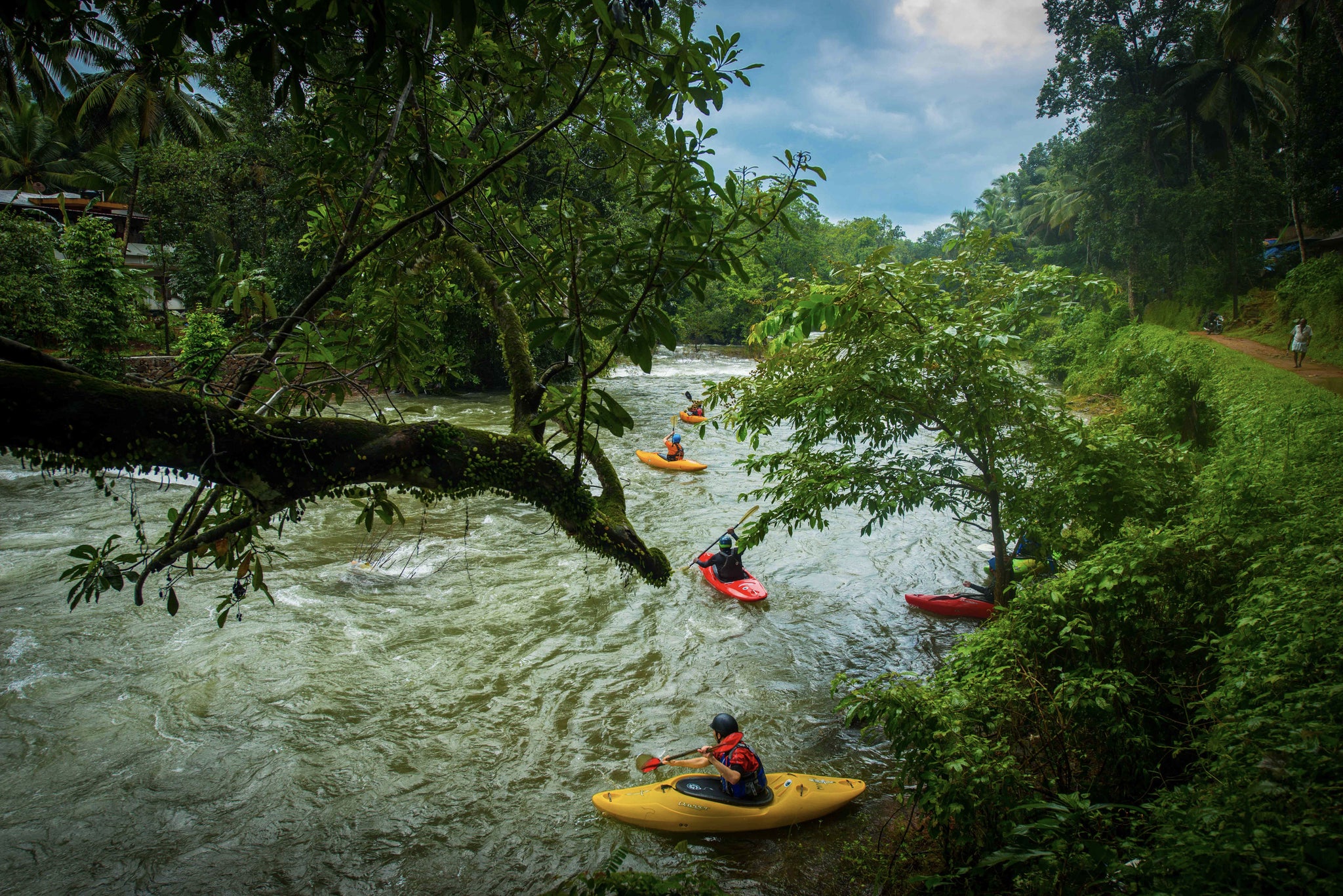 Learn to whitewater kayak, buy kayaks and SUPs in India.
